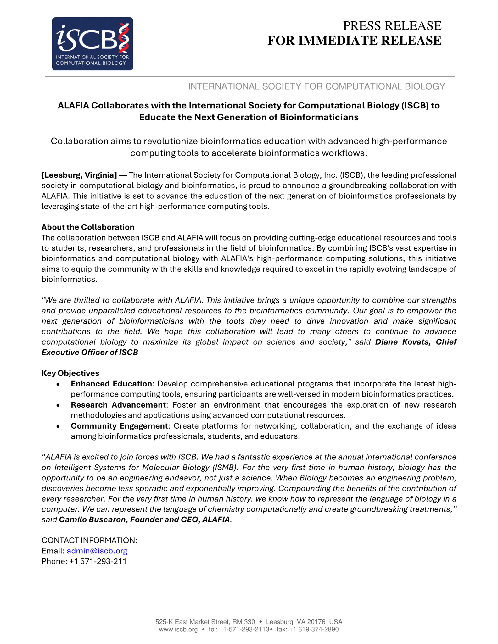 ISCB News on X: &ldquo;📈 💻 #ISCB and #ALAFIA are teaming up to bring 