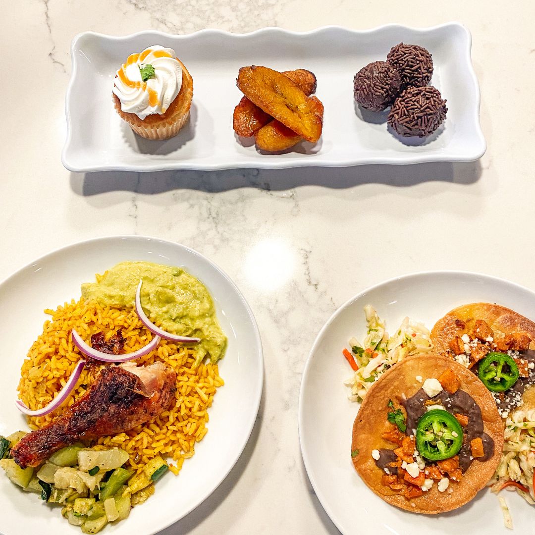 umbcdining's tweet photo. 🎉Thank you to everyone who joined us to kick off Hispanic &amp; Latinx Heritage Month! 💃🕺 We had an amazing time dancing to CIRE’s music and learning salsa and bachata. Plus, those dishes from The Latin American Cookbook were straight fire! 🌮❤️ https://t.co/G2Yec17OyP