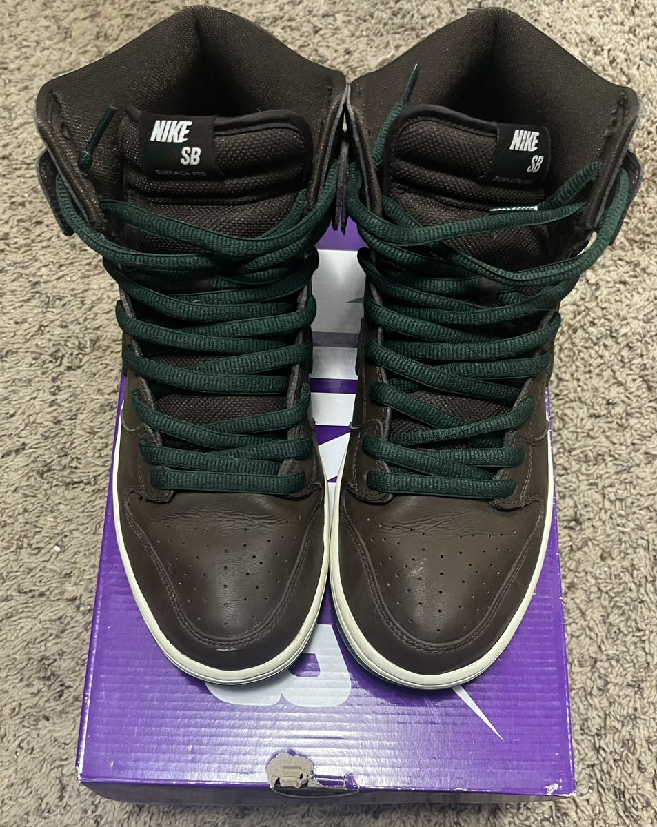 Wife said I got to move a pair if I wanna get ishod’s, I don’t wear these often so on eBay they went. Figured I’d post here if anyone’s interested:
Baroque brown vegan leather SB High
Size 11 
Worn 
$100 + ship