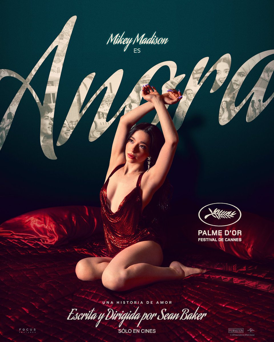 FilmUpdates's tweet photo. Mikey Madison in new international poster for ‘ANORA’ https://t.co/Zln84WI9xF