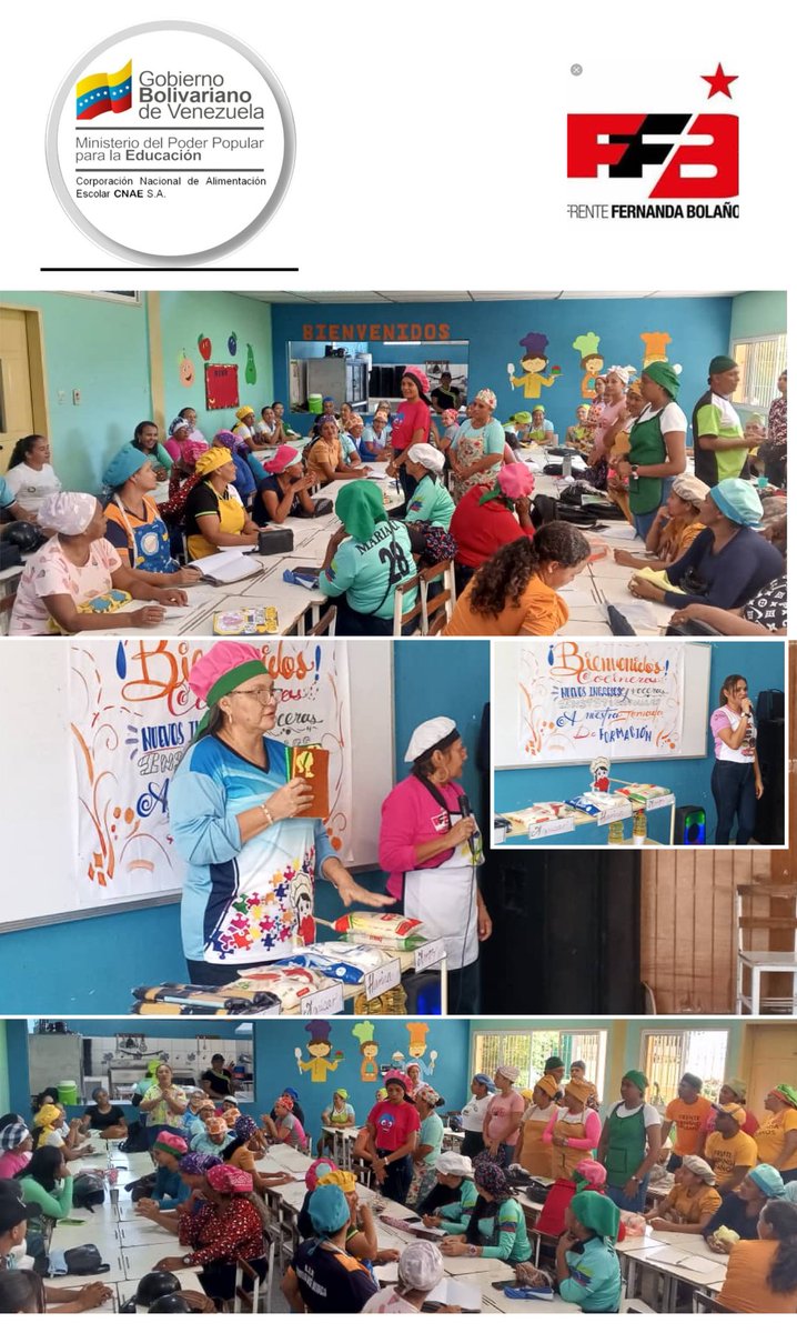 sreapure24's tweet photo. 📸  CNAE-Apure
*Pasión por Apure#*
Gracias a los programas del Pdte @NicolasMaduro. Hoy se realizó  Jornada de formación para cocineros y cocineras de la patria del Frente Fernanda Bolaño (nuevos ingresos) en la parroquia Recreo , Municipio San Fernando del Estado Apure. https://t.co/8x99mcycUU
