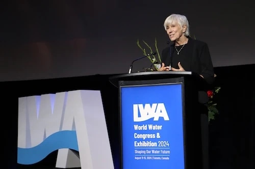 MSU water microbiologist Joan Rose was honored for her lifetime of water research with the International Water Association Global Water Award. To read more, click here: spr.ly/6015WcFvN