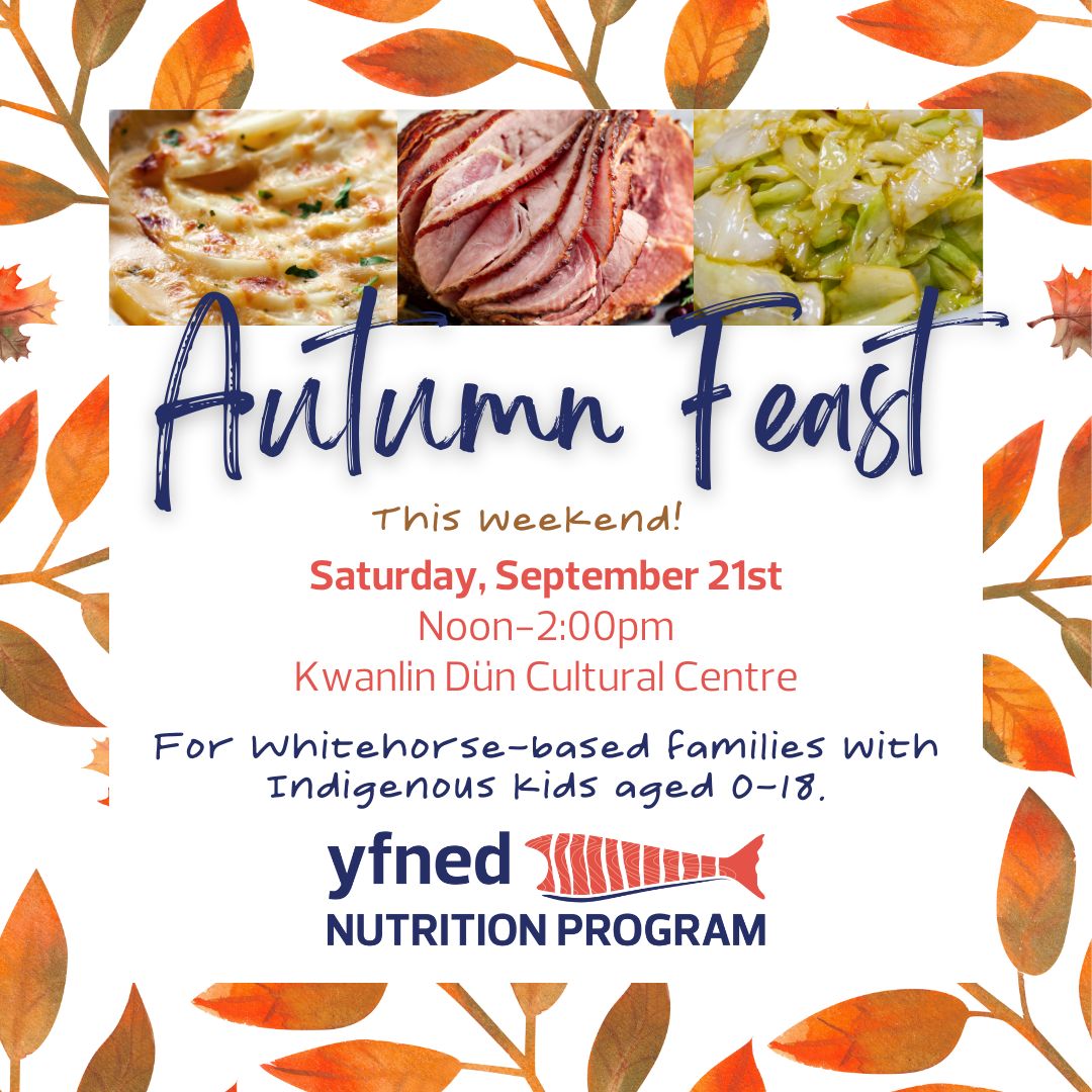 Happening this Saturday!
Noon to 2pm
KDCC
For families with Indigenous kids aged 0-18. 
Happy first day of fall!