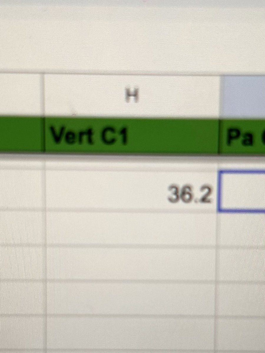 New vertical jump PR of 36.2! 

A lot better  jump compared to my old PR even after adding a good amount of weight. Still improving everyday.

Chance Zigmant | 2026 | DeSoto, KS |