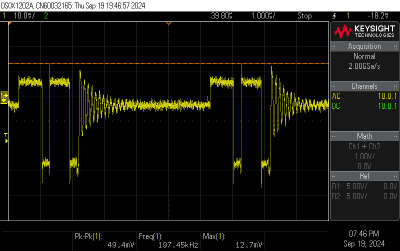 HobbyIoT's tweet photo. See the H2S-Dev V1.2 DC/DC converter operation! Scope diagrams show excellent operation!
Thank you, @PCBWayOfficial for the precise bill of materials processing!
More information about the H2S-Dev V1.2 hardware: https://t.co/DvU98FwIZc
👉Final step: Connect a sensor! Stay tuned! https://t.co/XKq9mntb8k