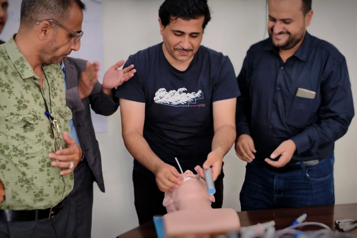 AhmedMayadeen's tweet photo. Today, we made progress learning #Advanced_Life_Support (#ALS) training.
A sentence came to my attention:
"What you #learn matters.What you #practice saves lives"
اليوم، أحرزنا تقدما في تعلم تدريب #دعم_الحياة_المتقدم
لفتت انتباهي عبارة:
"ما #تتعلمه مهم. ما #تمارسه ينقذ الأرواح" https://t.co/8DyvgjsIi0