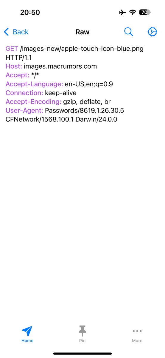Just realized that the Passwords app communicates with 147 websites. It turns out the app calls every website of your added accounts to download its icon.

The request has this user-agent:
User-Agent: Passwords/8619.1.26.30.5 CFNetwork/1568.100.1 Darwin/24.0.0

#iOS18
