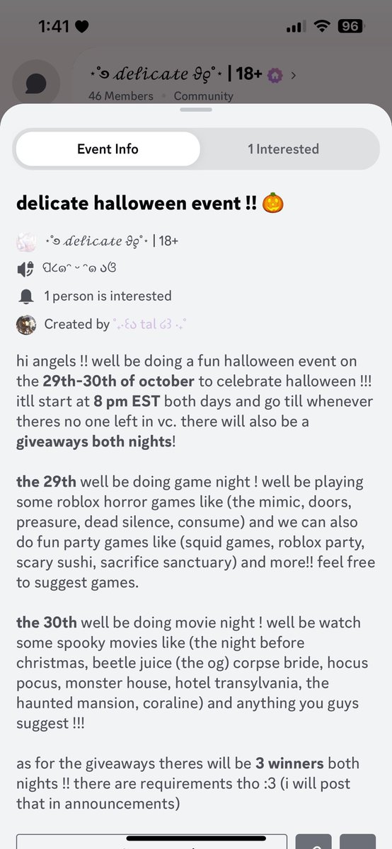 ayoitstaliaa's tweet photo. halloween event and giveaways in my server !!! https://t.co/7MqU1wRmpM https://t.co/VwVvhAj6WI