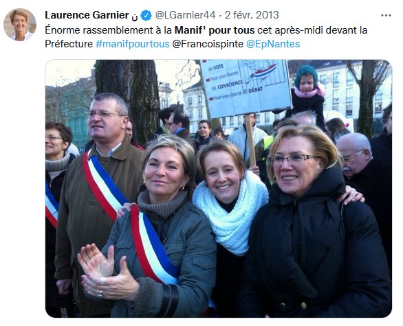 Martial Pradaud (@martialpradaud) on Twitter photo Laurence Garnier, Bruno Retailleau, c’est le retour de la droite tradi, conservatrice, anti mariage pour tous, opposants farouches à <a href="/EmmanuelMacron/">Emmanuel Macron</a>
#GouvernementBarnier Laurence Garnier, Bruno Retailleau, c’est le retour de la droite tradi, conservatrice, anti mariage pour tous, opposants farouches à <a href="/EmmanuelMacron/">Emmanuel Macron</a>
#GouvernementBarnier