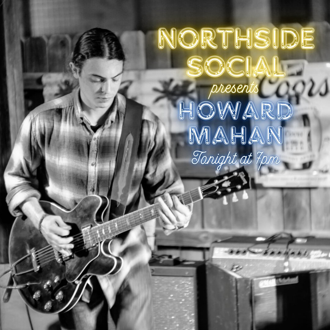 NorthsideLFK's tweet photo. Howard Mahan graces the northside stage tonight at 7pm. Come rock with us.

No cover necessary! https://t.co/pwX1DIzpaE
