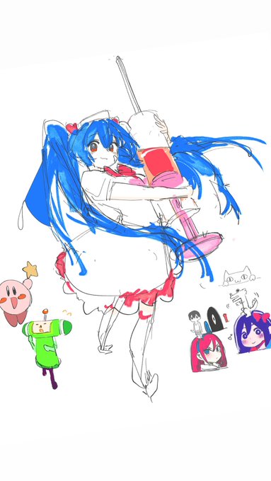 配信で描いたやつ 