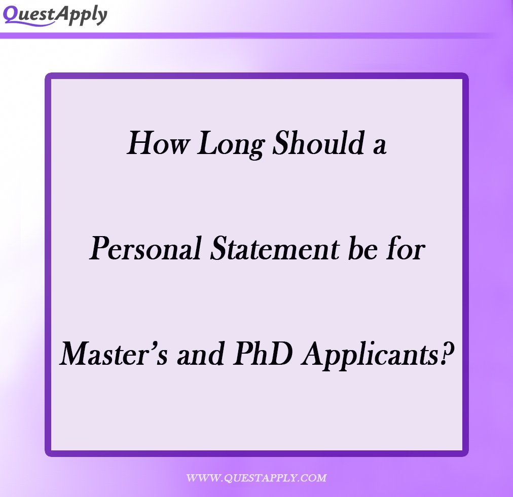 QuestApply's tweet image. 📝 How long should your personal statement be for Master&apos;s and PhD applications? 🤔
Quality over quantity is key! 💪

#PersonalStatement #MastersApplication #PhDApplication #StudyAbroad #GradSchoolTips #AcademicJourney #FutureScholar
