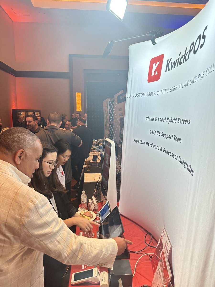 Kwick_POS's tweet photo. We’re LIVE at WSAA 2024! KwickPOS is here in Las Vegas, and we're ready to showcase our cutting-edge All-In-One POS solutions! If you’re at the WSAA2024, Western States Acquirers Association event, stop by our booth #429. Don’t miss out — come see us in action! 

#WSAA2024 https://t.co/toeYR8mw7x