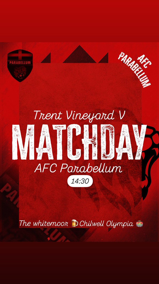 AfcParabellum's tweet photo. This Saturday! 

Squad News: 

IN: 
Ando and Dom T both return after being dropped from 16 last while vice vice captain  Pappy and Mikhia return from injury 

Out:
Oakey has a cough while skillo, Damo and mac all missing through poor commitment! Euan gets the �� from 16 https://t.co/aZc2STWw0g