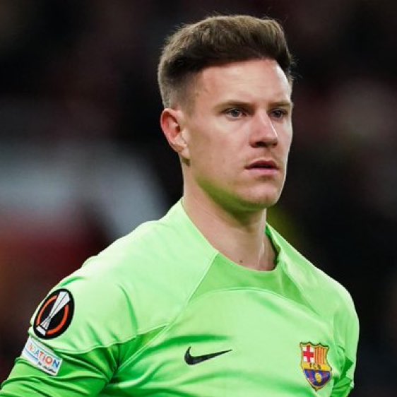 ManagingBarca's tweet photo. ❗️Ter Stegen has not kept a clean sheet in Barcelona’s last 7 Champions League matches. https://t.co/VUi9fJjzFu