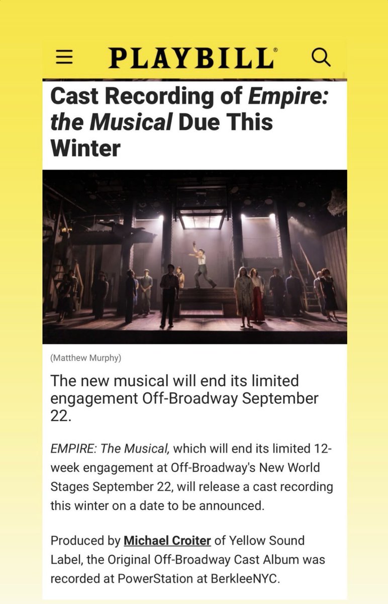 Nicole Marcus (@nmarcus) on Twitter photo My first cast album! Excited for you all to hear it! I’m on drums and percussion. ❤️🥁🎭 <a href="/EmpireMusical/">Empire Musical</a> <a href="/YellowSound/">Yellow Sound Label</a> My first cast album! Excited for you all to hear it! I’m on drums and percussion. ❤️🥁🎭 <a href="/EmpireMusical/">Empire Musical</a> <a href="/YellowSound/">Yellow Sound Label</a>