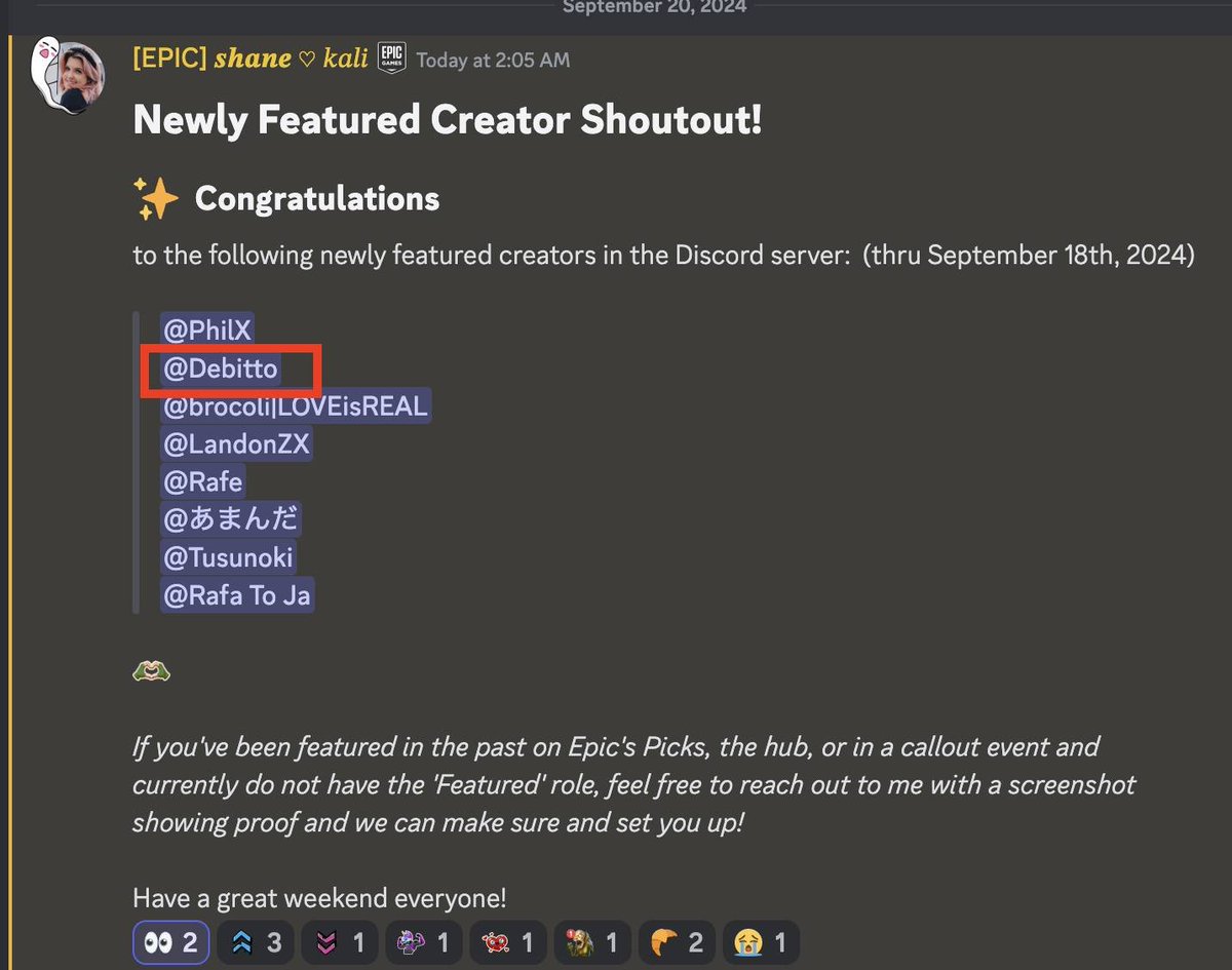debittoinjapan's tweet image. Como el mes pasado eligieron el juego de Fortnite que dirigí #yokaiboxpvp y estuvo recomendado por Fortnite en su pagina oficial durante una semana, hoy me han anunciado que tengo el &quot;badge&quot; de &quot;featured&quot; en mi perfil de Discord y aparte me han mencionado en su Discord oficial!…