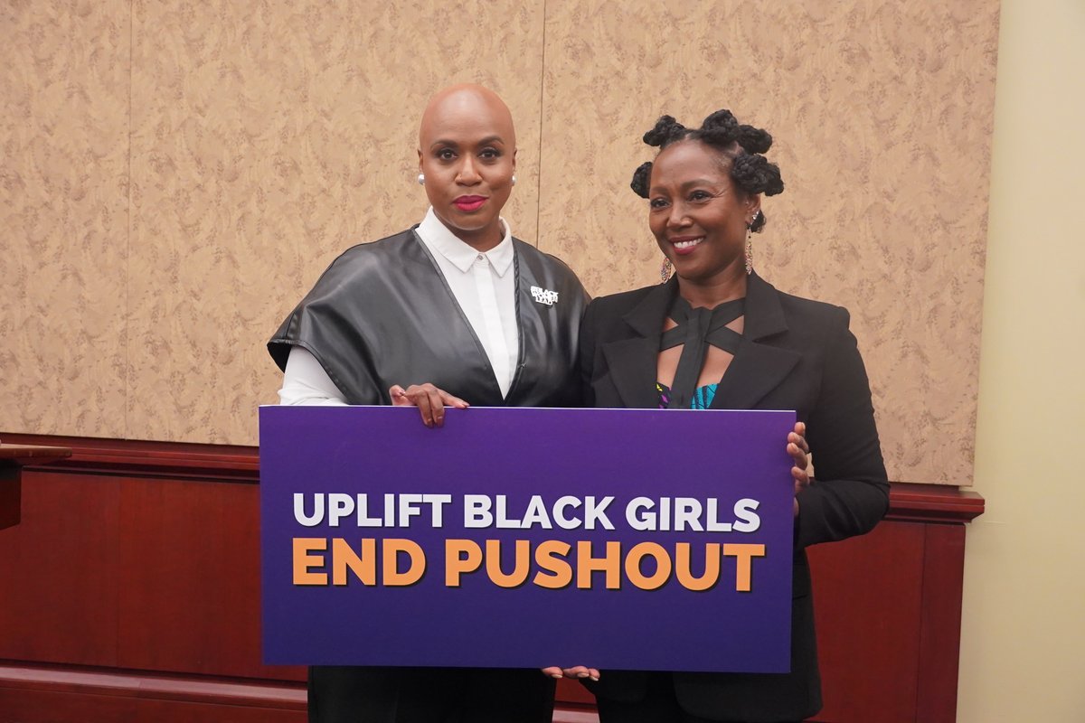 Congresswoman Ayanna Pressley (@reppressley) on Twitter photo I worked with <a href="/SpeakerPelosi/">Nancy Pelosi</a>, <a href="/rosadelauro/">Rosa DeLauro</a>, & <a href="/USGAO/">U.S. GAO</a> to publish a groundbreaking new report that confirms what we’ve known:
Black girls are facing a crisis of criminalization in schools. And the way to address it is through trauma-informed policy like my Ending PUSHOUT Act. I worked with <a href="/SpeakerPelosi/">Nancy Pelosi</a>, <a href="/rosadelauro/">Rosa DeLauro</a>, & <a href="/USGAO/">U.S. GAO</a> to publish a groundbreaking new report that confirms what we’ve known:
Black girls are facing a crisis of criminalization in schools. And the way to address it is through trauma-informed policy like my Ending PUSHOUT Act.