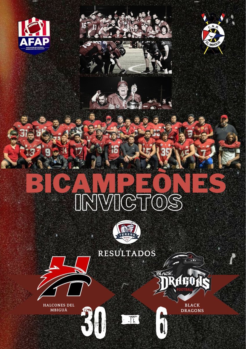 afap_01's tweet photo. Felicidades a @halcones_py del Mbiguá por el título conseguido, Campeón del Torneo Oficial AFAP 2024. https://t.co/36rWOL8iPe