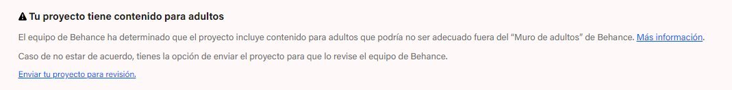 Solucionado! Ya está disponible el proyecto en Behance, espero que os guste 🙌

behance.net/gallery/208141…