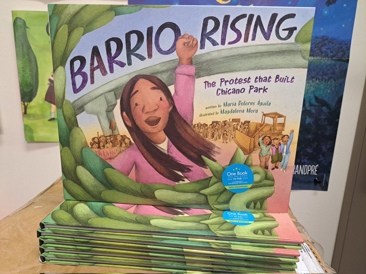 Giveaway alert! Go check out the NCSCL Instagram page @ ncschildlit for the chance to win a copy of "Barrio Rising," about San Diego's Chicano Park!