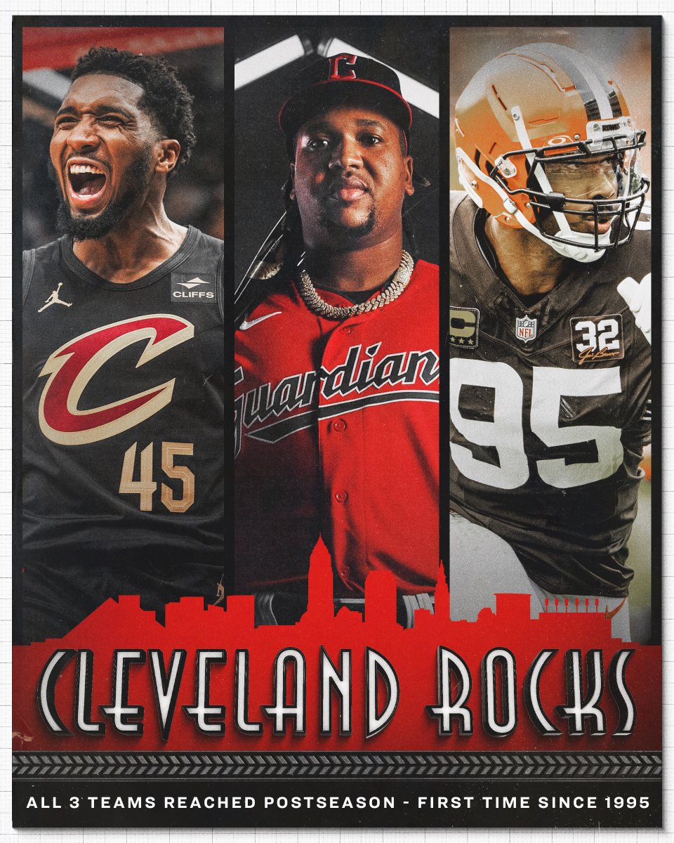 Solar eclipse, northern lights, playoff sports teams.

Cleveland is the center of the universe.

#ForTheLand