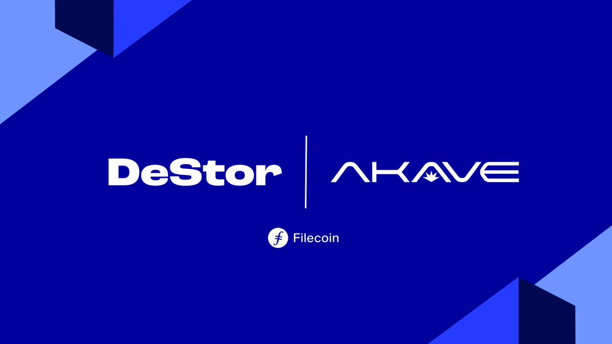 1/ @FilecoinDeStor and @akavenetwork have joined forces to launch a  scalable, S3-compatible decentralized storage solution designed for AI and  Web3 enterprises. 🤝
