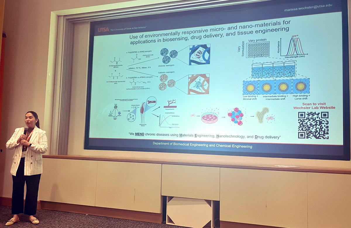 Teja Guda (@guda_lab) on Twitter photo Great talks in Musculoskeletal session at <a href="/SFBiomaterials/">SFBiomaterials</a> #Southwest Symposium <a href="/CockrellSchool/">Texas Engineering</a> -“old” friends, NEW data! Great talks by <a href="/DanielAlge/">Daniel Alge</a> <a href="/WechslerLab/">WechslerLab</a> and <a href="/cosgriffhernan/">Elizabeth Cosgriff-Hernandez</a> - leveraging inflammation to improve bone healing was on theme!!
<a href="/bmentamu/">TAMU BMEN</a> <a href="/UTBiomedical/">Texas BME</a> <a href="/BmeUtsa/">BME UTSA</a> Great talks in Musculoskeletal session at <a href="/SFBiomaterials/">SFBiomaterials</a> #Southwest Symposium <a href="/CockrellSchool/">Texas Engineering</a> -“old” friends, NEW data! Great talks by <a href="/DanielAlge/">Daniel Alge</a> <a href="/WechslerLab/">WechslerLab</a> and <a href="/cosgriffhernan/">Elizabeth Cosgriff-Hernandez</a> - leveraging inflammation to improve bone healing was on theme!!
<a href="/bmentamu/">TAMU BMEN</a> <a href="/UTBiomedical/">Texas BME</a> <a href="/BmeUtsa/">BME UTSA</a>