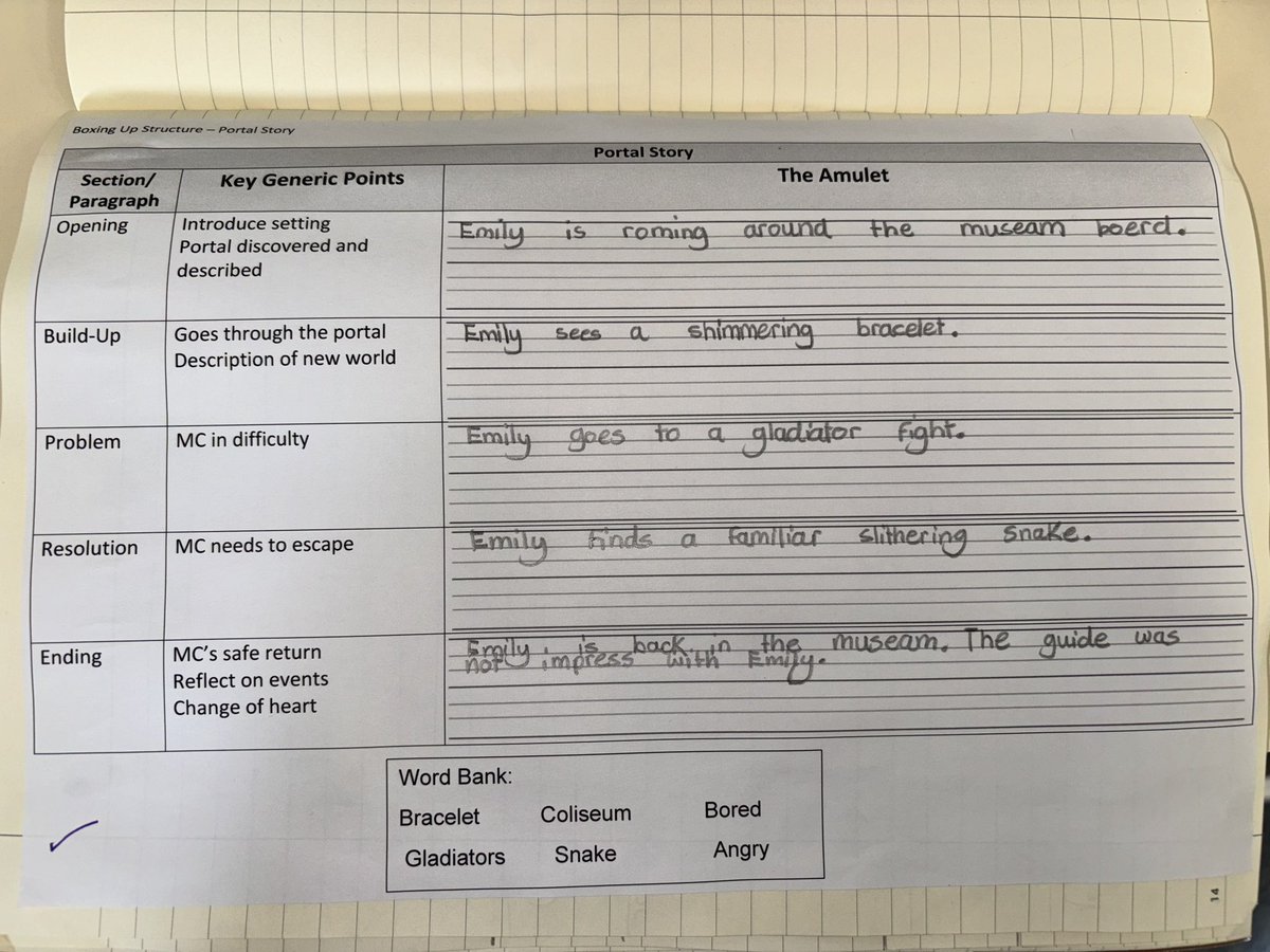 MrsJina2's tweet photo. The English lesson for Year 5K was centred on the task of boxing up the text "The Amulet." 

@DeltaSouthmere @MrsBinnsSMPA @Talk4Writing @gillian_gw 

#DeltaPupils #TeamDelta #DeltaSchools  
#DeltaAcademiesTrust #TalkForWriting #English https://t.co/pt6C8tsNHU