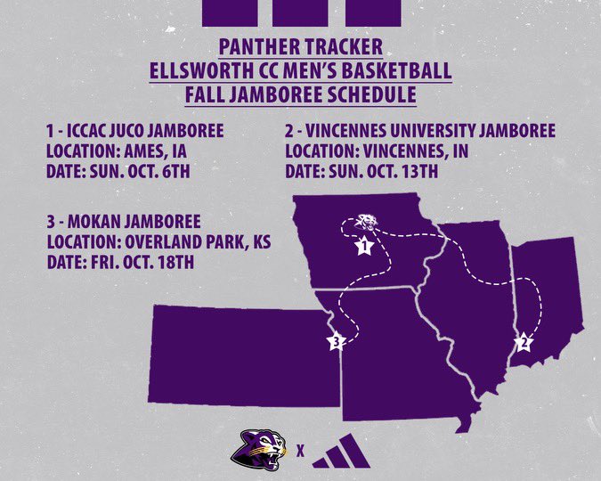 Bryan Bender (@bryanbender) on Twitter photo Ellsworth CC basketball has a lot of new faces and some undiscovered talent!
Come check us out throughout the Midwest this October in our Jamborees!
<a href="/MbbEllsworth/">Ellsworth CC Menβs Basketball</a> Ellsworth CC basketball has a lot of new faces and some undiscovered talent!
Come check us out throughout the Midwest this October in our Jamborees!
<a href="/MbbEllsworth/">Ellsworth CC Menβs Basketball</a>