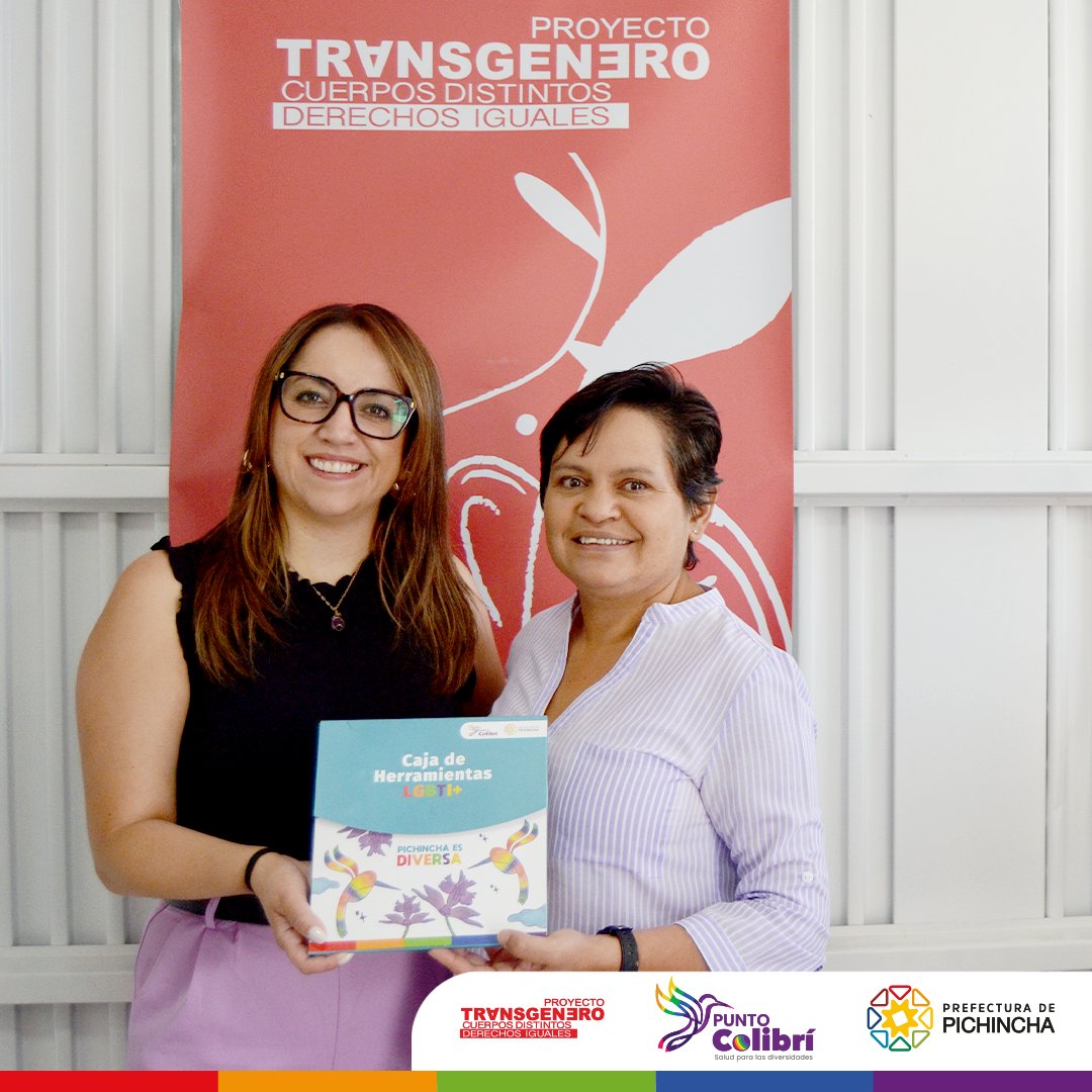 #PichinchaDiversa  🟧  🟩 🟦 🟪 🟥
Hace unos días recibimos a <a href="/laverocarrillo/">Verónica Carrillo 💜💚</a> Secretaria Técnica <a href="/CIgualdadGenero/">Consejo Nacional para la Igualdad de Género 🇪🇨</a> tuvimos la oportunidad de compartir la Caja de Herramientas LGBTI+, un instrumento para fortalecer la política pública con enfoque de igualdad <a href="/PichinchaGob/">Prefectura de Pichincha</a>