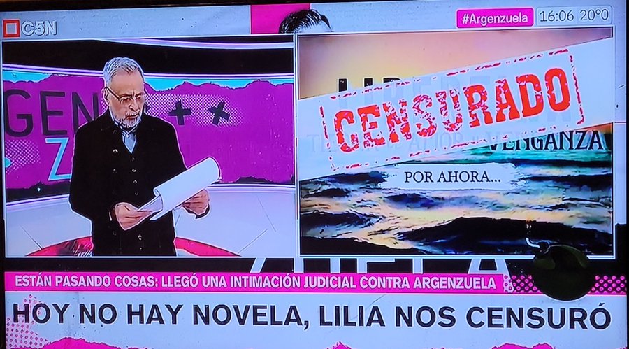 InformeShowok's tweet photo. #Libertina   @lilialemoine  censura a #Argenzuela 
para que no cuenten cosas.... https://t.co/eXwJ4EzLGa