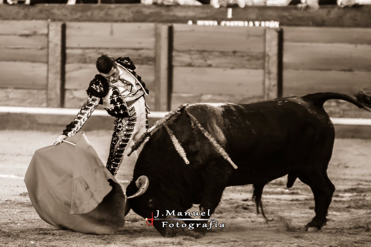 Emilio de Justo y el de El Vellosino en la Glorieta.