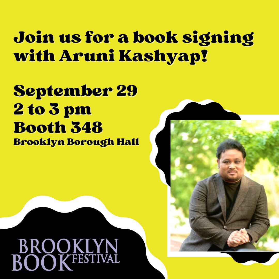 Aruni Kashyap, author of Gaudy Boy's upcoming short story collection "The Way You Want To Be Loved", will be joining us for a book signing at Brooklyn Book Festival this year!
singaporeunbound.org/the-way-you-wa…