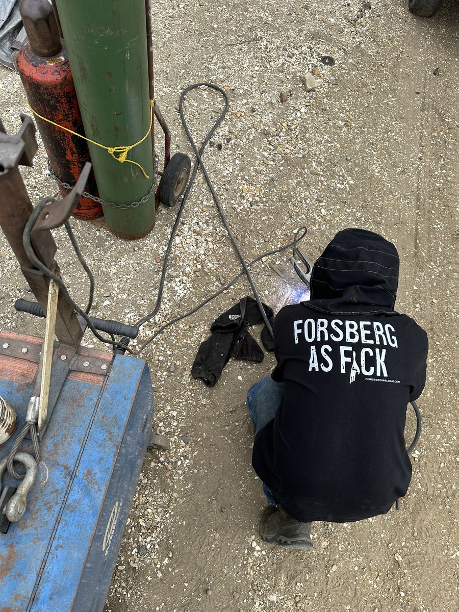 Like the new shirts? Go grab your own on our website forsbergwelding.com ! They’re high quality made with Hanes Beefy-T shirts #welding #shirt #design #metal