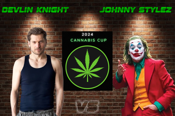 Two men who many would say are total opposites face off in the Cannabis Cup! <a href="/LAJohnnyStylez/">LAJohnnyStylez419</a>, the former (potentially future) co-WGWF World Tag Champion, going against former WGWF IC Champion <a href="/DevlinKnight_/">Devlin Knight</a>! 

Last year, Knight got to the finals. Can Stylez knock him out early?
