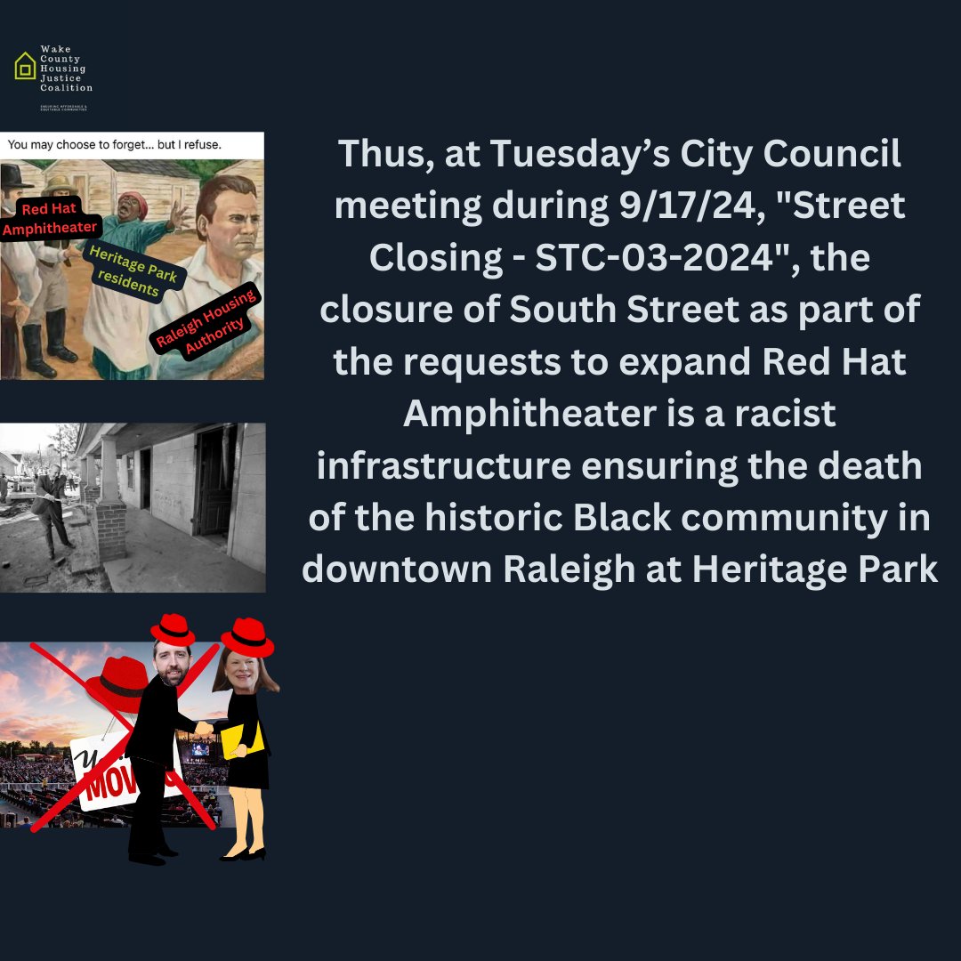 Wake County Housing Justice Coalition tweet media