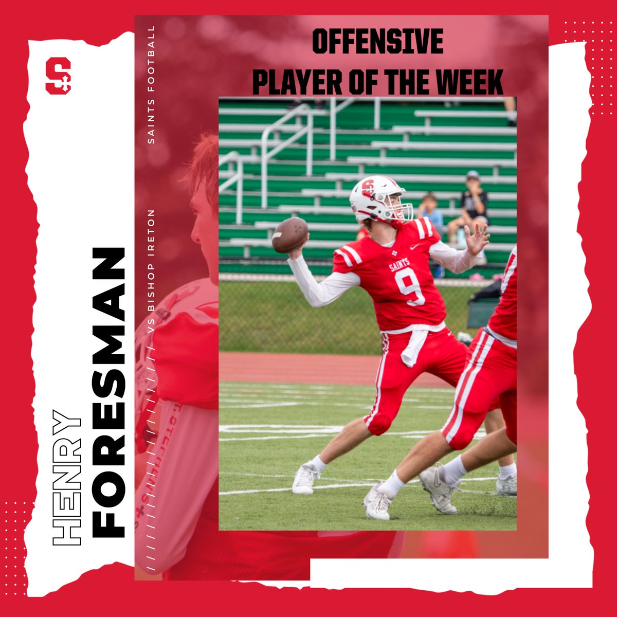 WEEK 2: POTW
1. Special Teams- Carter Stimson
2. Defense - Loui Goin
3. Offense - Henry Foresman