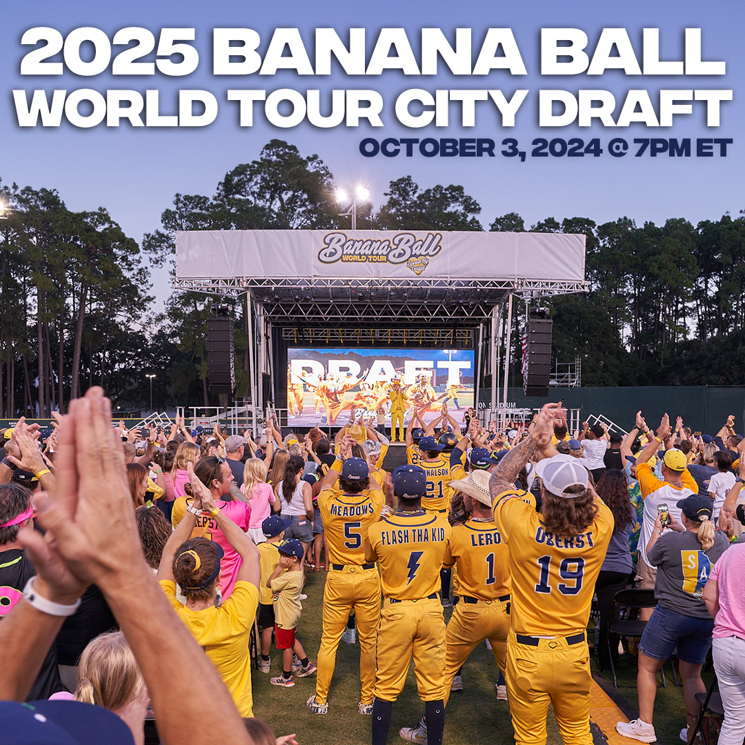 Where are we going to take Banana Ball in 2025? 

The Biggest announcement in Banana Ball History is almost here....and we are going BIG!