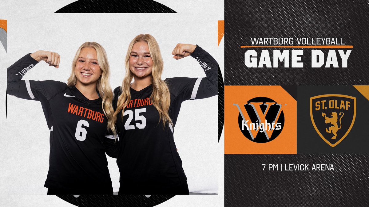 Wartburg Athletics (@wartburgknights) on Twitter photo GAME DAY!! 🔥🏐
<a href="/wartburgvb/">Wartburg Volleyball</a> is at HOME tonight against St. Olaf! First serve is at 7 p.m. in Levick Arena.
📺wartburgknightvision.com
📊bit.ly/3et3oDp GAME DAY!! 🔥🏐
<a href="/wartburgvb/">Wartburg Volleyball</a> is at HOME tonight against St. Olaf! First serve is at 7 p.m. in Levick Arena.
📺wartburgknightvision.com
📊bit.ly/3et3oDp