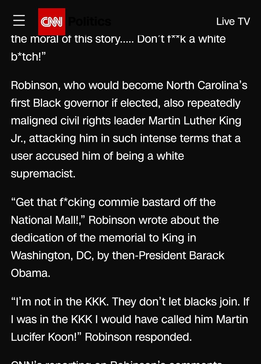 unclejerich0's tweet image. The details in the Mark Robinson story are crazy