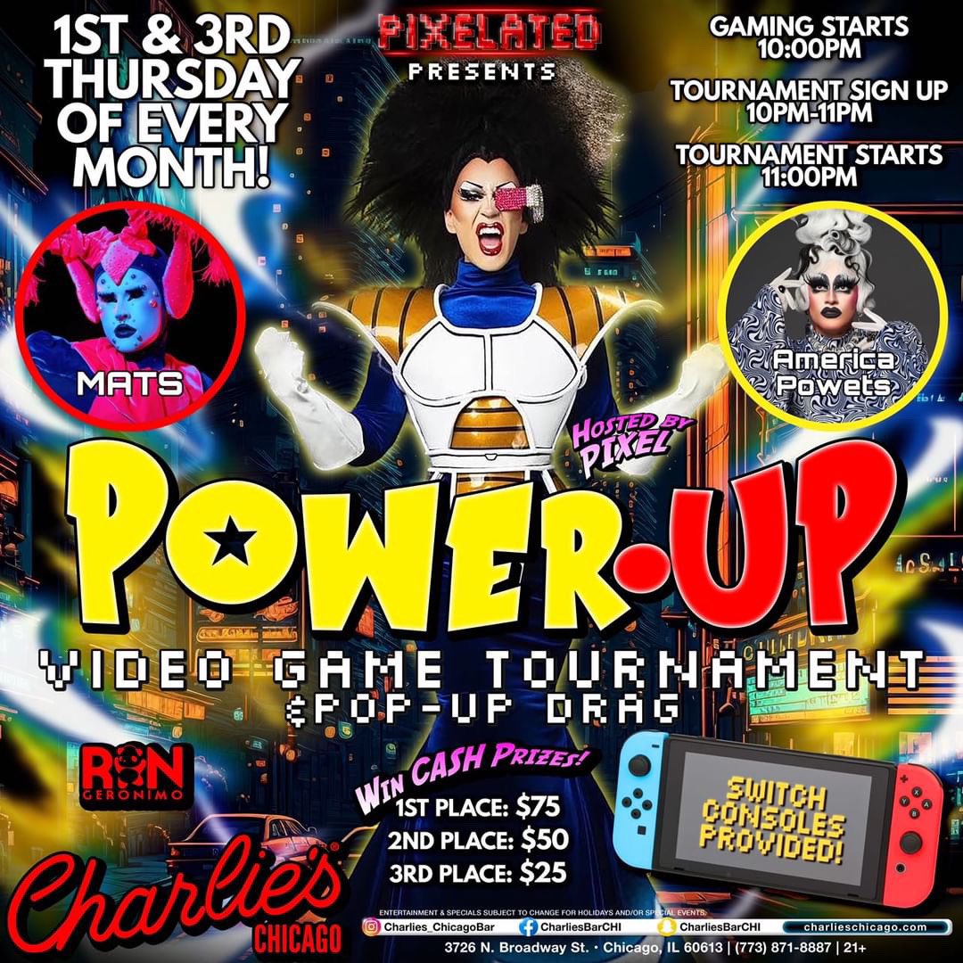 AmericaPowers's tweet photo. TONIGHT!!!!!!! Lets Power Up!!!! Gaming starts at 10pm
PopUp performances through the night!!! https://t.co/v6AJTUbTDZ