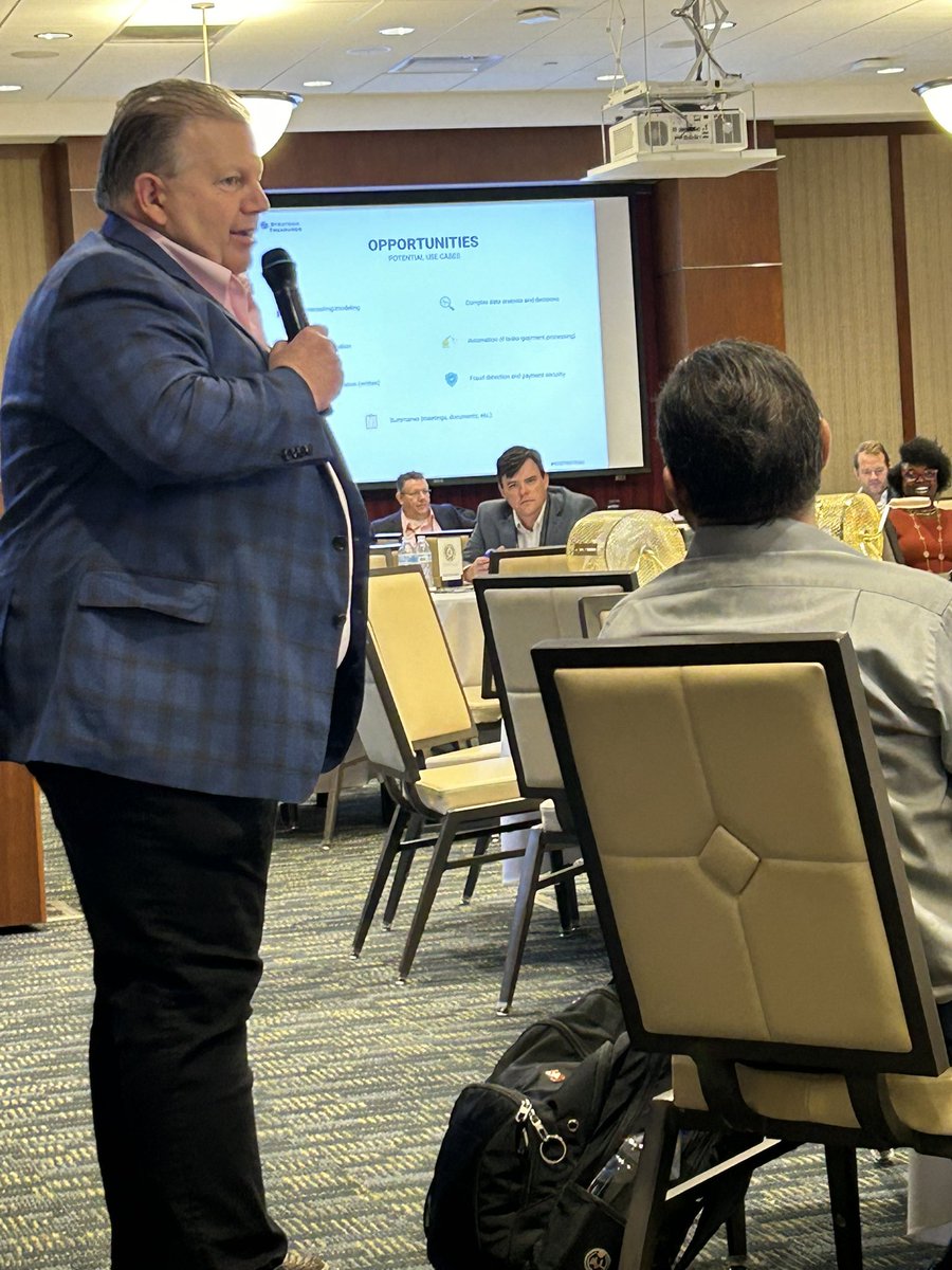 AlabamaAFP's tweet image. Craig Jeffery, renowned expert, &amp;amp; Managing Partner of @StratTreasurer just delivered a wonderfully informative and engaging session on AI, treasury management, &amp;amp; risk mitigation at the
#AFP2024Summit