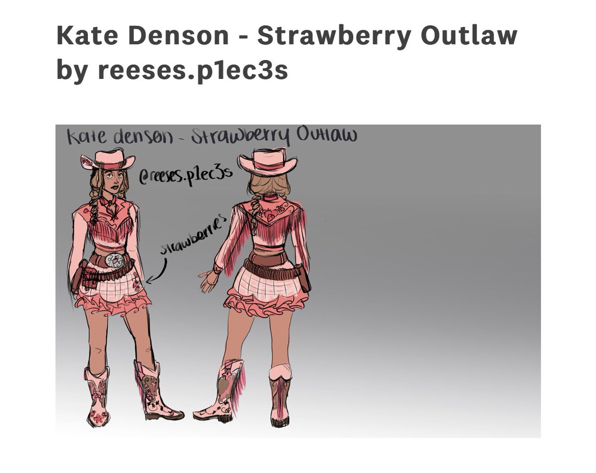 TheMonsterManor's tweet photo. @foodfordayzzzz With that being said vote for the Kate Denson skin. https://t.co/CymXhTtTnY