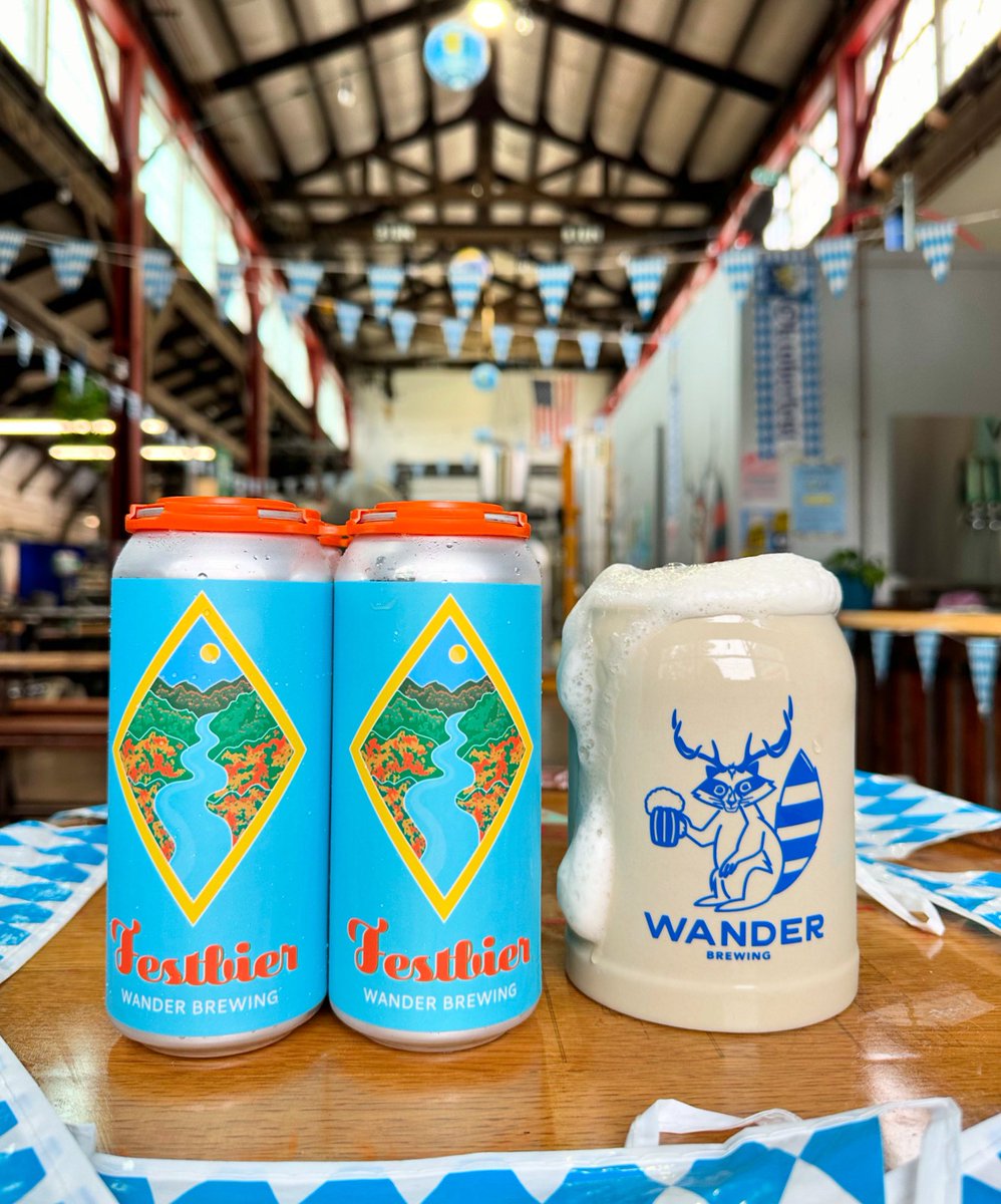 We are celebrating the start of the 5th annual Sunnyland Fest with the release of our Festbier today. Marzen-style, glowing copper, noble hops, foamy head, ceramic stein, this brewer favorite seasonal brew has us celebrating!