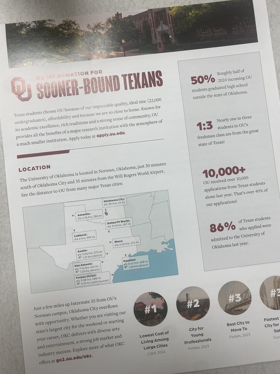The Associate Dean of Admissions gave an amazing Oki welcome to our students! 🎉 Boomer Sooner, ready for OU! 🤠 We’ve got great application info to support their submissions! 📄✨
<a href="/UofOklahoma/">University of Oklahoma</a> <a href="/YWCPAHISD/">Young Women's College Preparatory Academy</a> <a href="/ywprep/">Young Women's Prep</a> <a href="/DrTabDavis/">Tabitha Davis, MBA, M.Ed., Ed.D.</a> 🎓