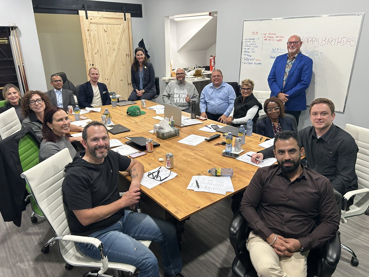 Mayor Sandra Masters stopped by today for our Q3 Board meeting at <a href="/Kodiak_Property/">Kodiak Property Management</a>. In addition to sharing her thoughts on a number of <a href="/CityofRegina/">City of Regina</a> issues, Mayor Masters fielded questions from Board members, providing interesting &amp; informative answers