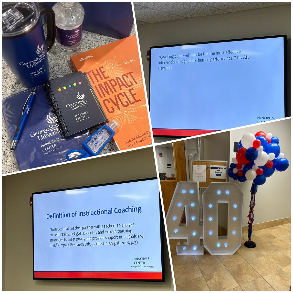 Excited to continue developing my coaching techniques in year 2 of the Instructional Coaches Collaborative at the <a href="/PrincipalsCtr/">Principals Center at Georgia State University</a>! Thank you, <a href="/DionneCspeaks/">Dr. Dionne Cowan</a>, for this incredible opportunity to grow and learn. #InstructionalCoaching #ProfessionalGrowth 🍎💙