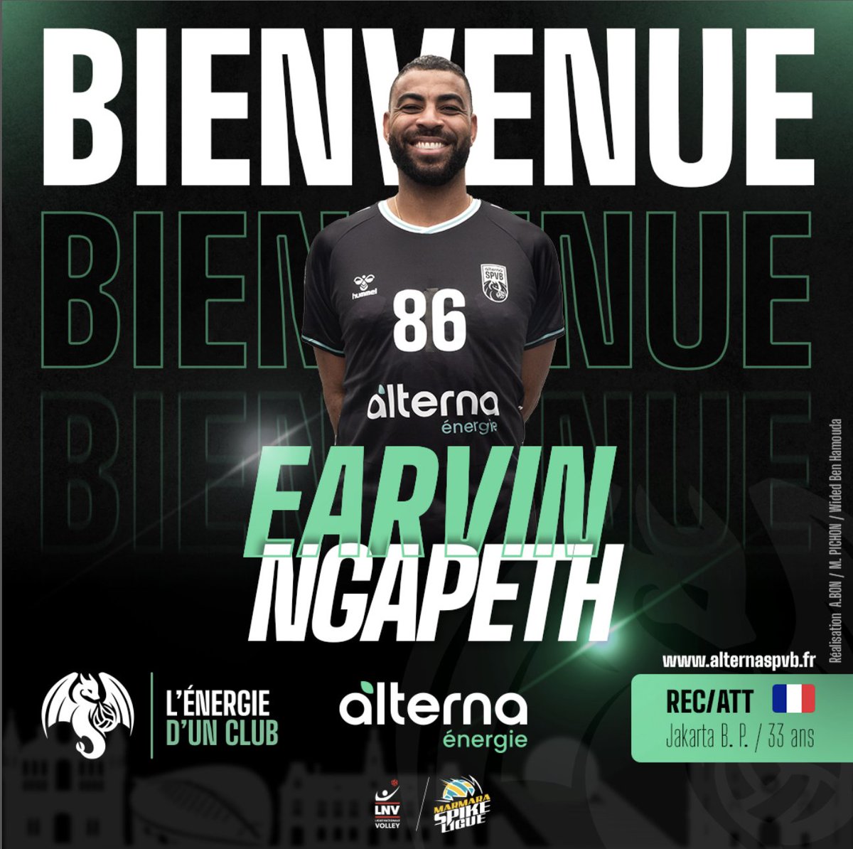 Volleyball_it's tweet photo. 🏐🇫🇷🥇 Francia: Bienvenue à la maison Earvin Ngapeth🛒⁉️💥
#VolleyballIT #pallavolo #France #Poitiers #Ngapeth #boom #volleymercato
🔎 💥https://t.co/qNAeXryKbK https://t.co/unCJTAivLt
