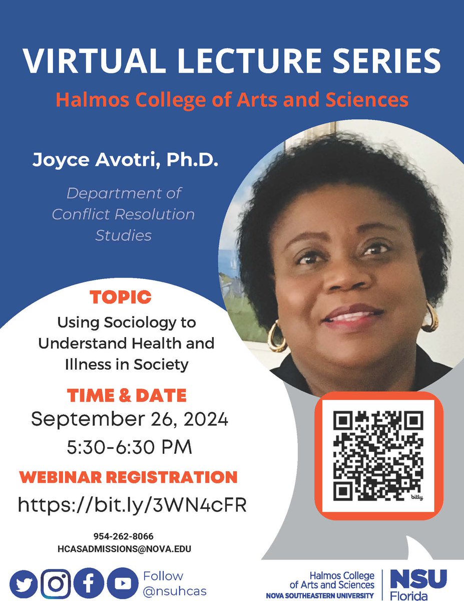 Halmos College of Arts & Sciences tweet media